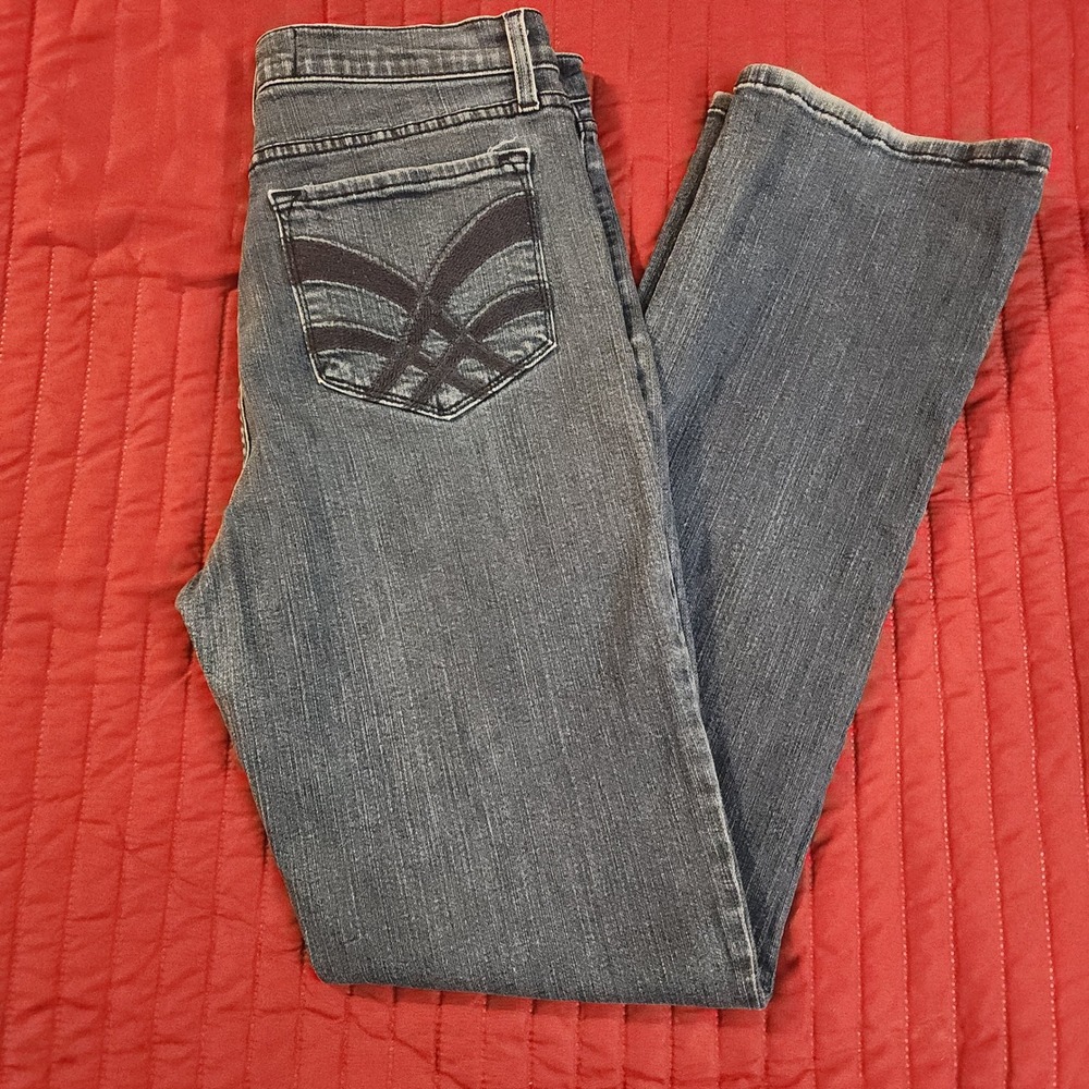E23 NYDJ Not Your Daughter's Jeans‎ Womens 12 Medium Wash Stretch Bootcut Jeans